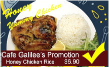 Cafe Galilee's Promotion